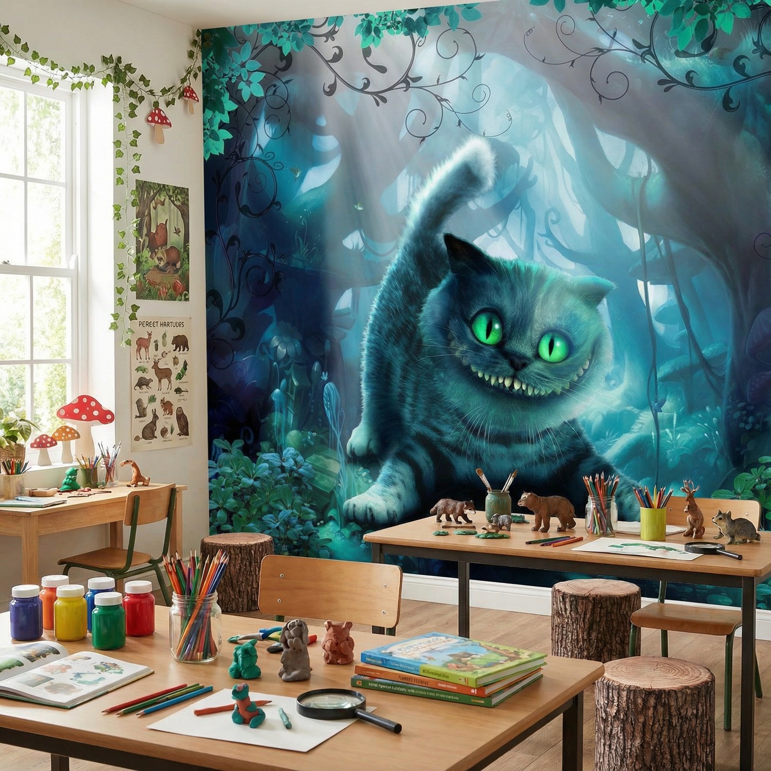 Poster xxl: Chat de Cheshire