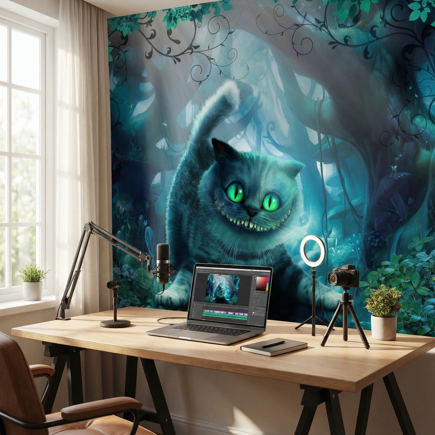 Poster xxl: Chat de Cheshire
