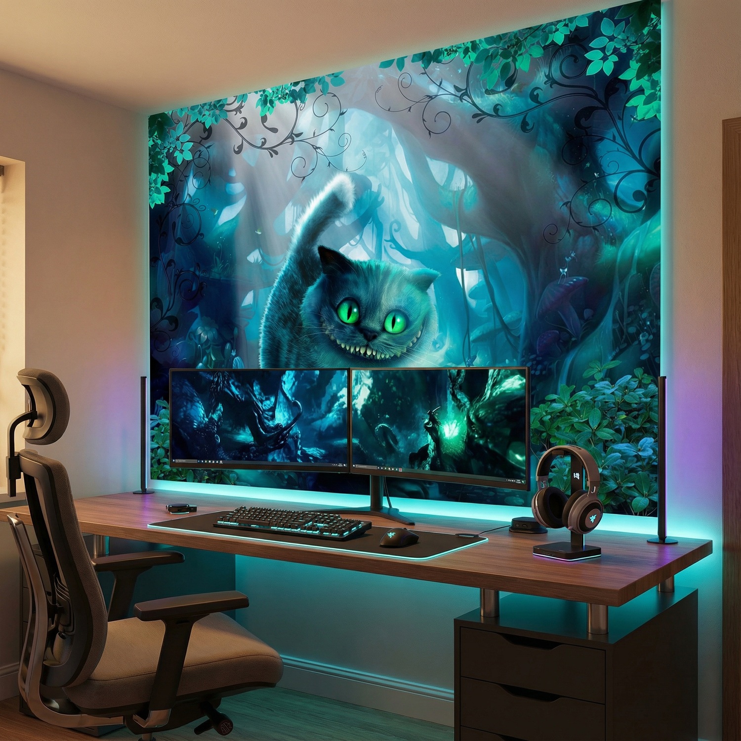 Poster xxl: Chat de Cheshire