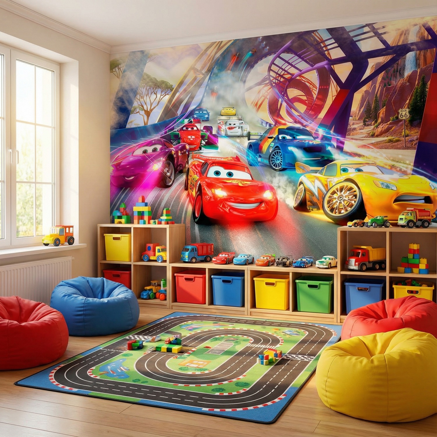 Poster xxl: Course de Cars, Disney