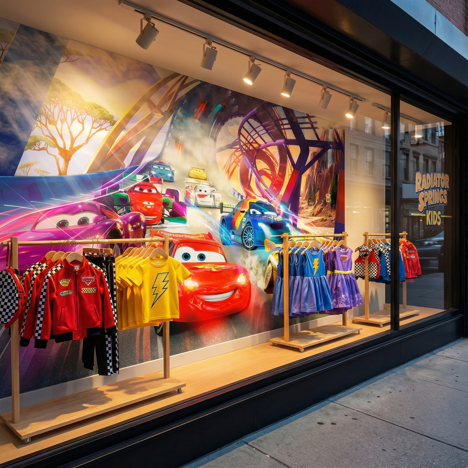 Poster xxl: Course de Cars, Disney