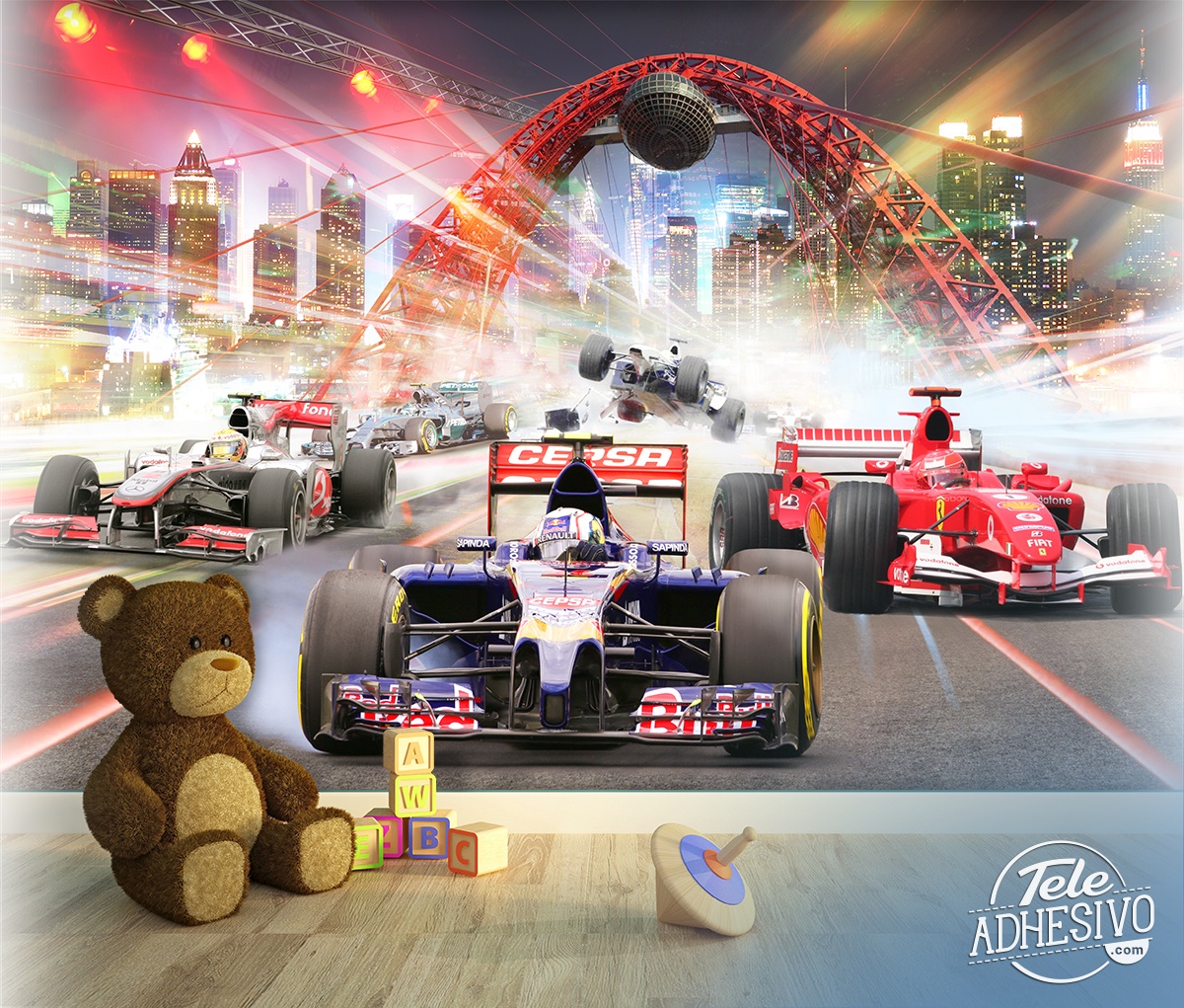 Poster xxl: Course de Formule 1