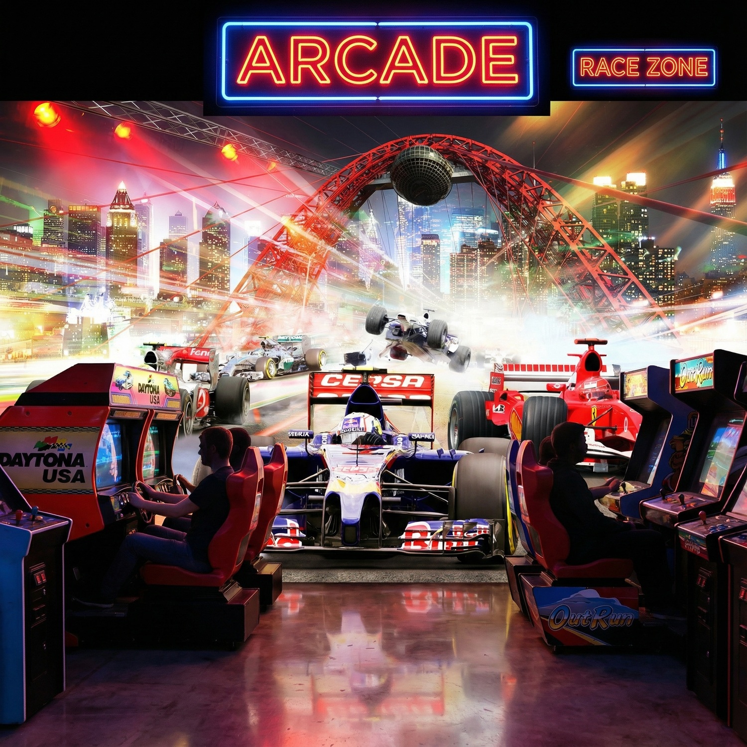 Poster xxl: Course de Formule 1