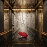 Poster xxl: Pluie &agrave; Paris 12