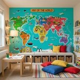 Poster xxl: Carte du monde des enfants 4