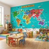 Poster xxl: Carte du monde des enfants 5