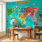 Poster xxl: Carte du monde des enfants 7