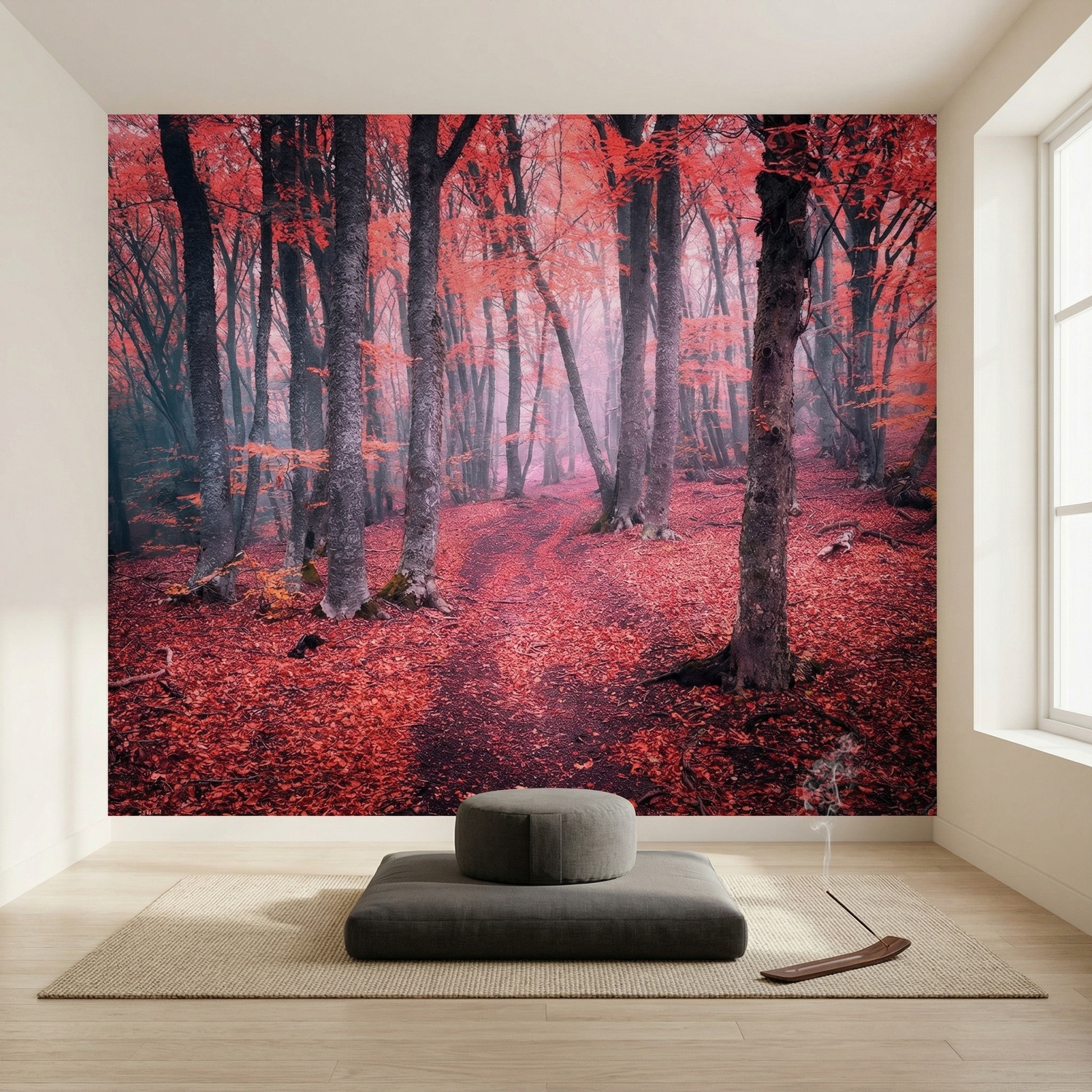 Poster xxl: La for&ecirc;t rouge