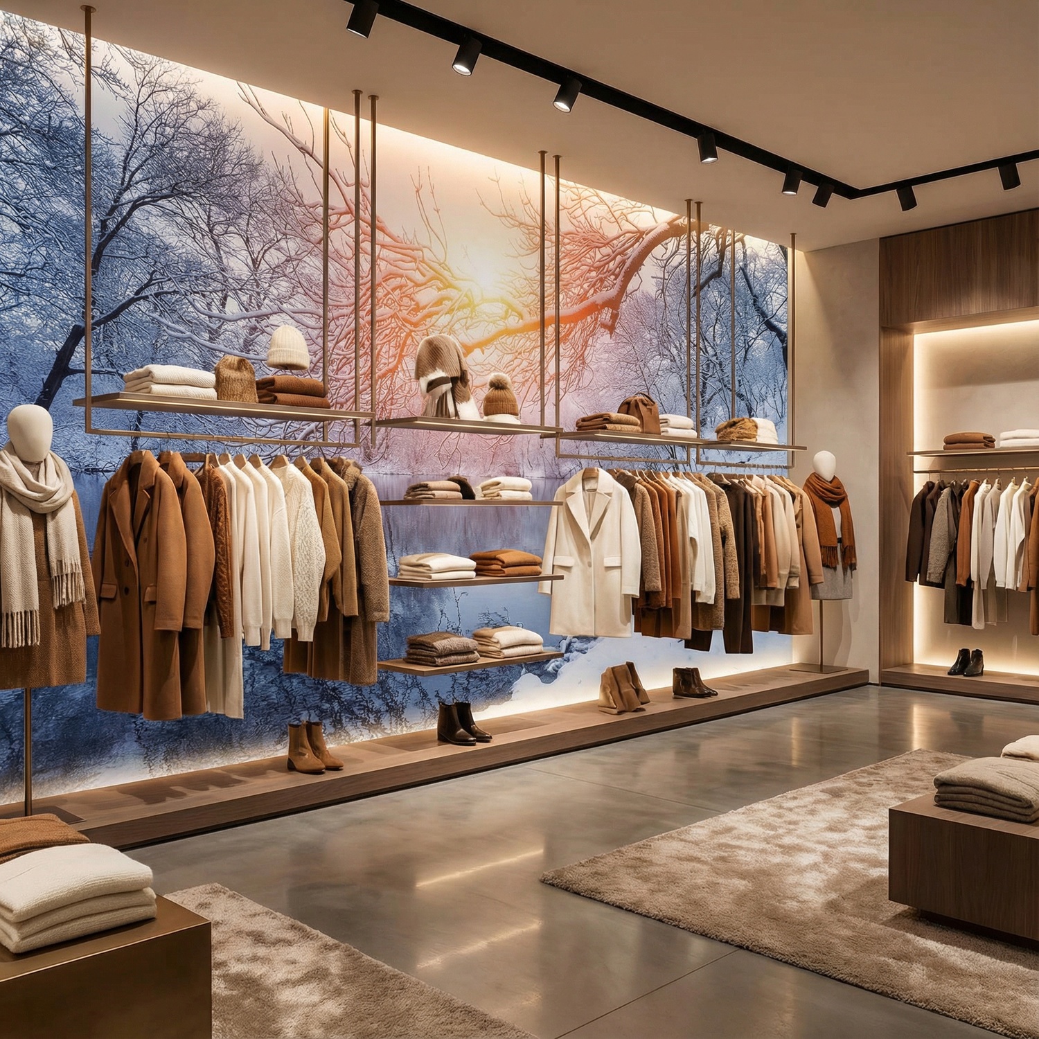 Poster xxl: L'aube en hiver