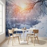 Poster xxl: L'aube en hiver 9