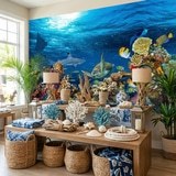 Poster xxl: Tortue dans les courants marins 19