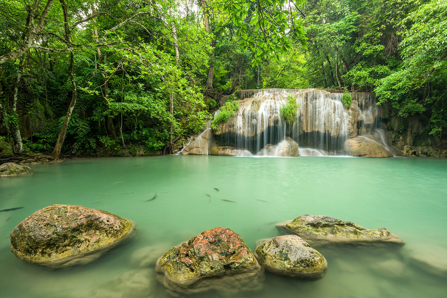 Poster xxl: Cascade du parc Erawan
