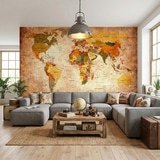 Poster xxl: Carte du monde didactique 7