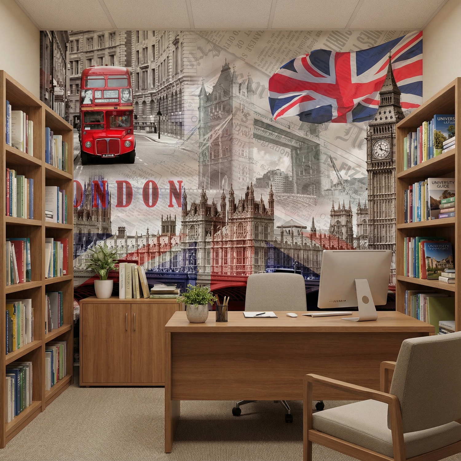 Poster xxl: Collage Westminster Palace