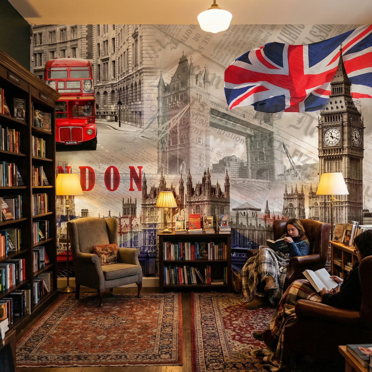 Poster xxl: Collage Westminster Palace