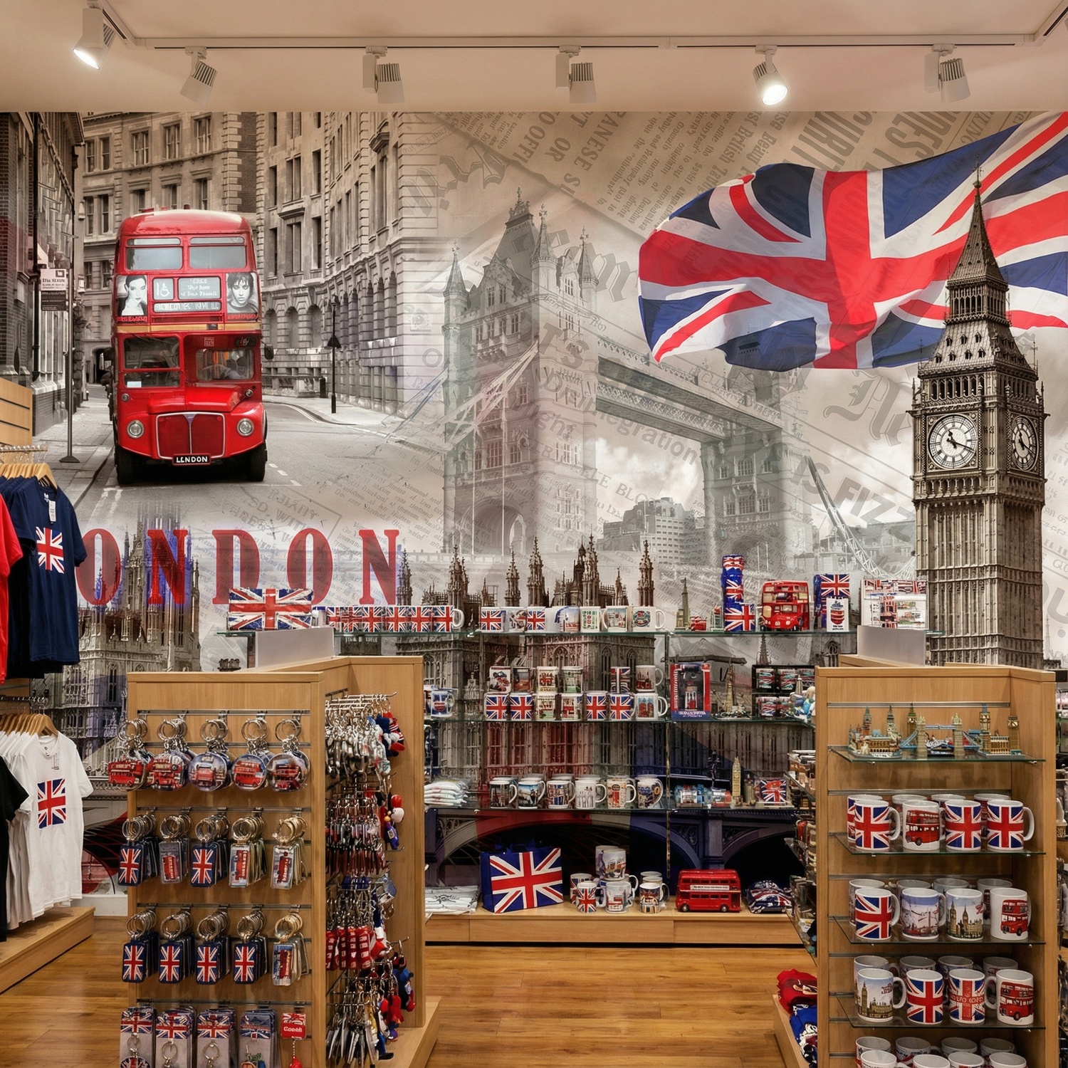 Poster xxl: Collage Westminster Palace