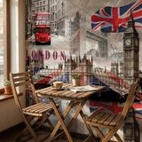 Poster xxl: Collage Westminster Palace 6