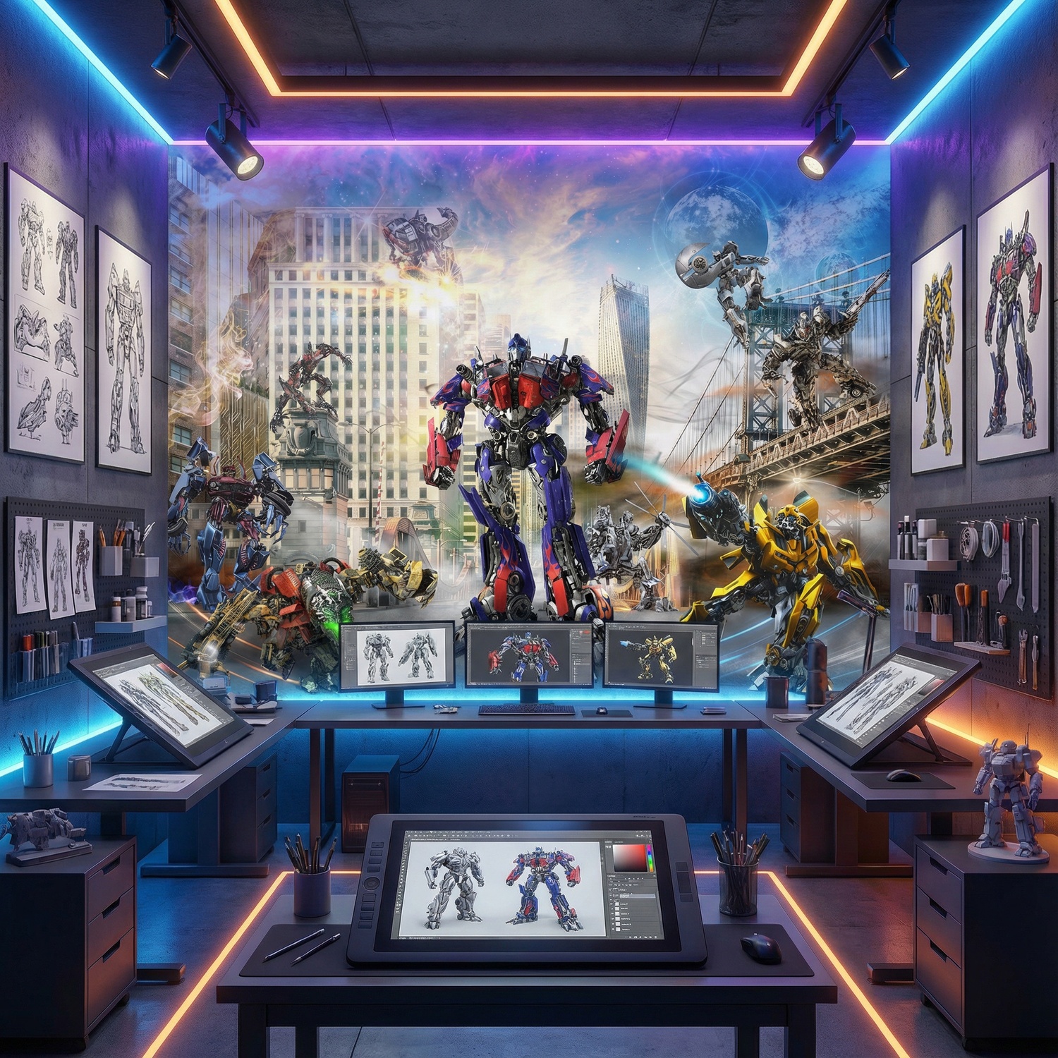 Poster xxl: Transformers en action