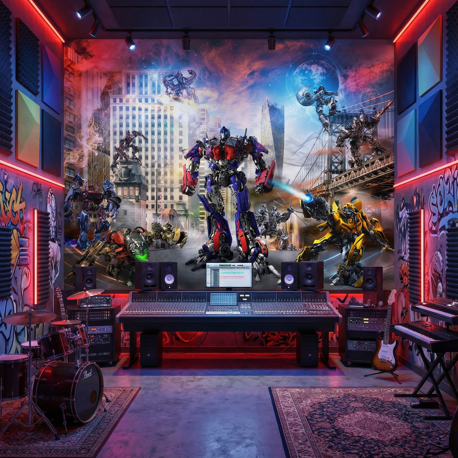 Poster xxl: Transformers en action