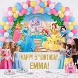 Poster xxl: Princesses et ch&acirc;teau Disney 7