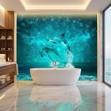 Poster xxl: Dauphins et constellations 4