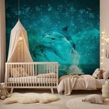 Poster xxl: Dauphins et constellations 7