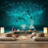 Poster xxl: Dauphins et constellations 9