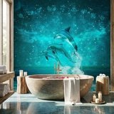 Poster xxl: Dauphins et constellations 10