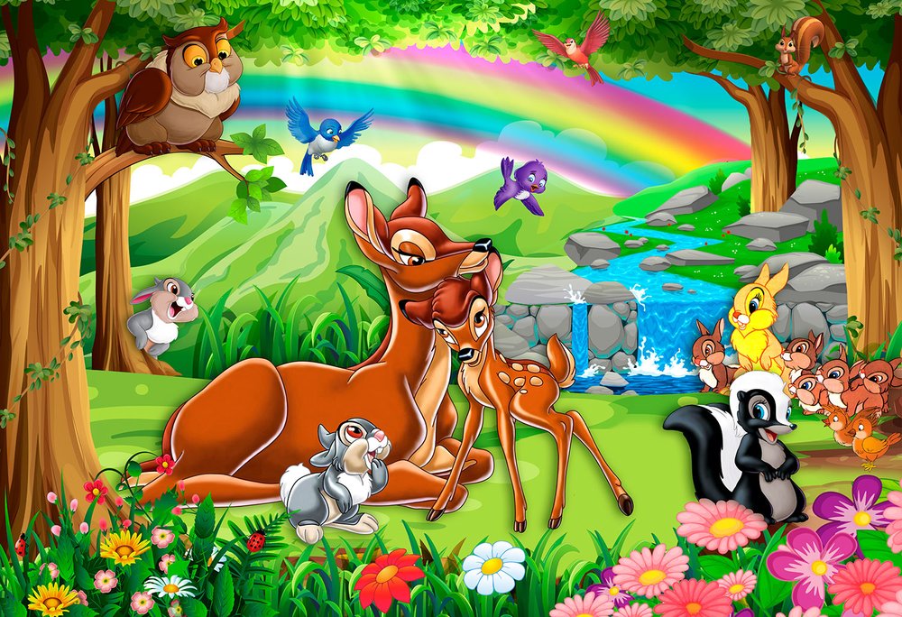 Poster xxl: Bambi dans la for&ecirc;t 2