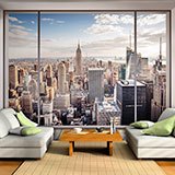 Poster xxl: Vue de New York depuis une pièce 2