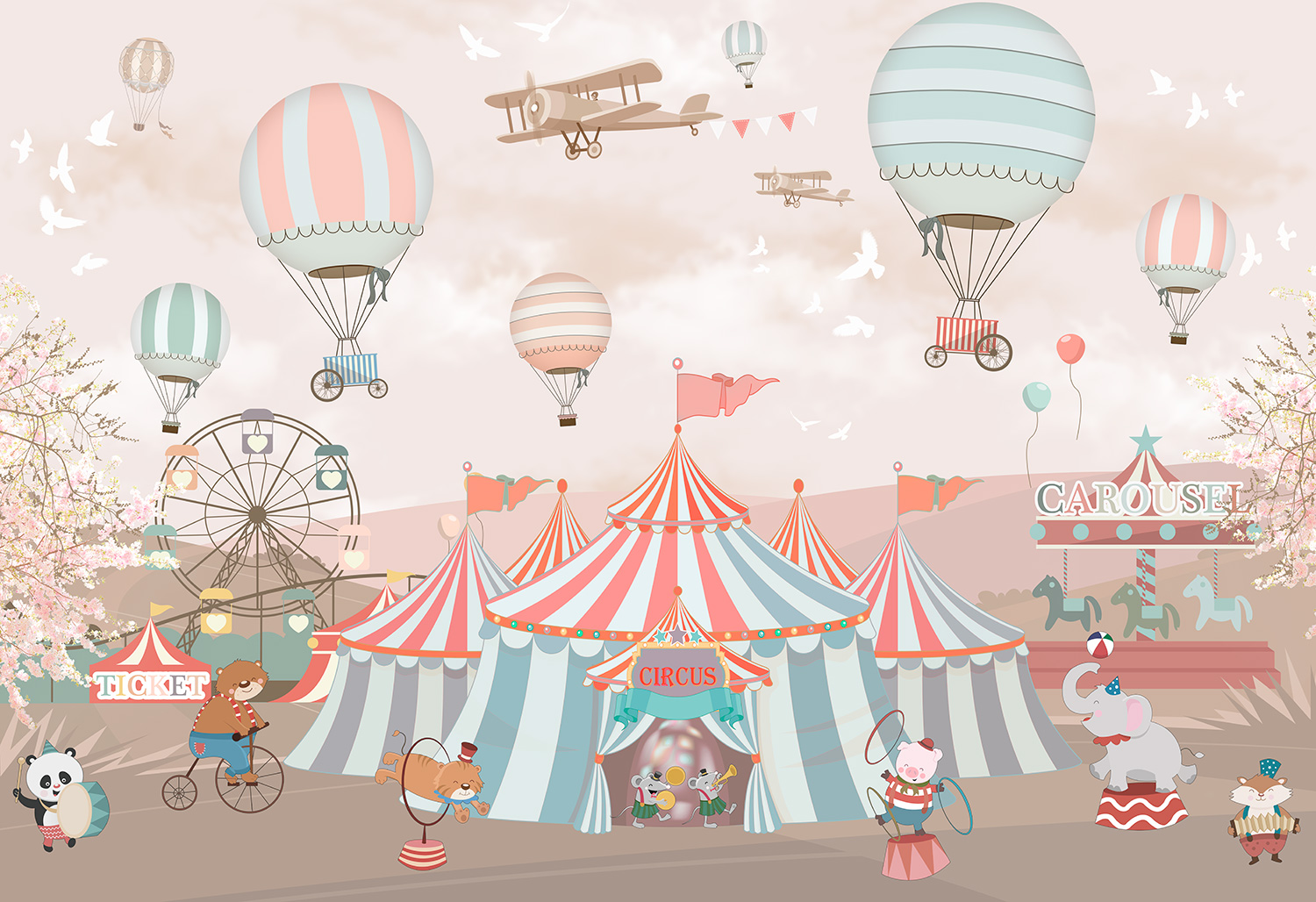 Poster xxl: Grand Animal Circus
