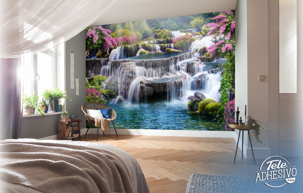 Poster xxl: Jardin de grandes cascades