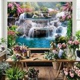 Poster xxl: Jardin de grandes cascades 19