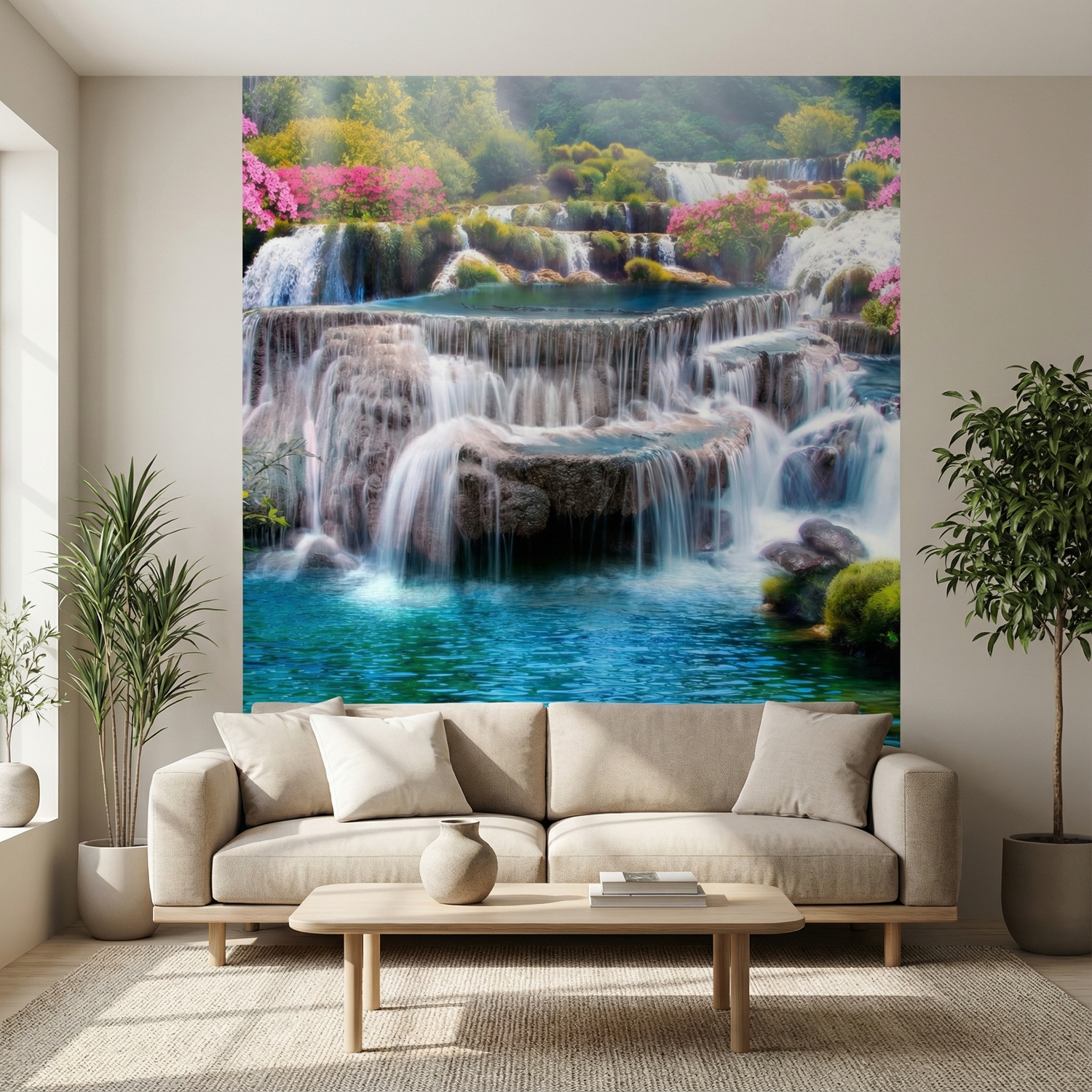Poster xxl: Jardin de grandes cascades