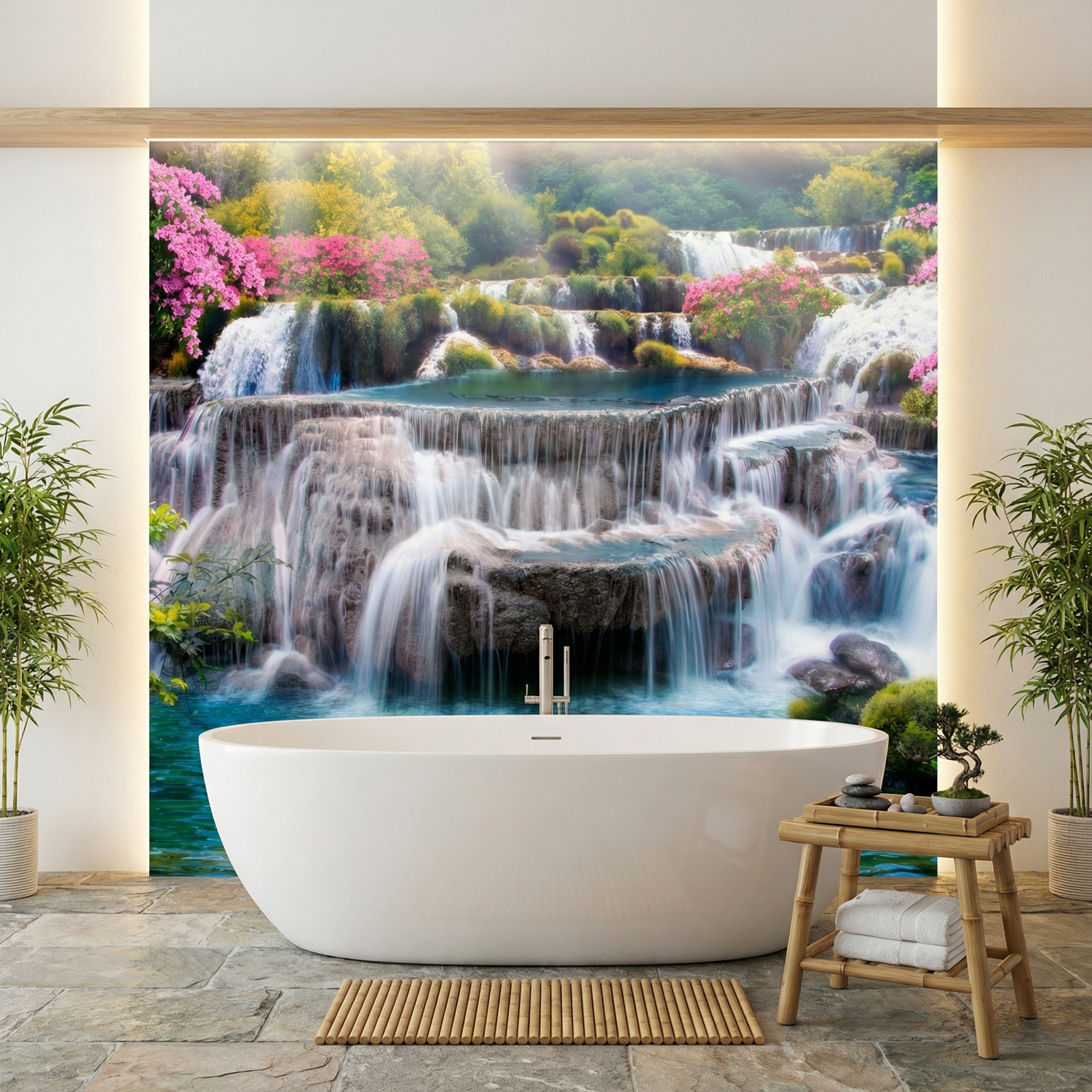 Poster xxl: Jardin de grandes cascades
