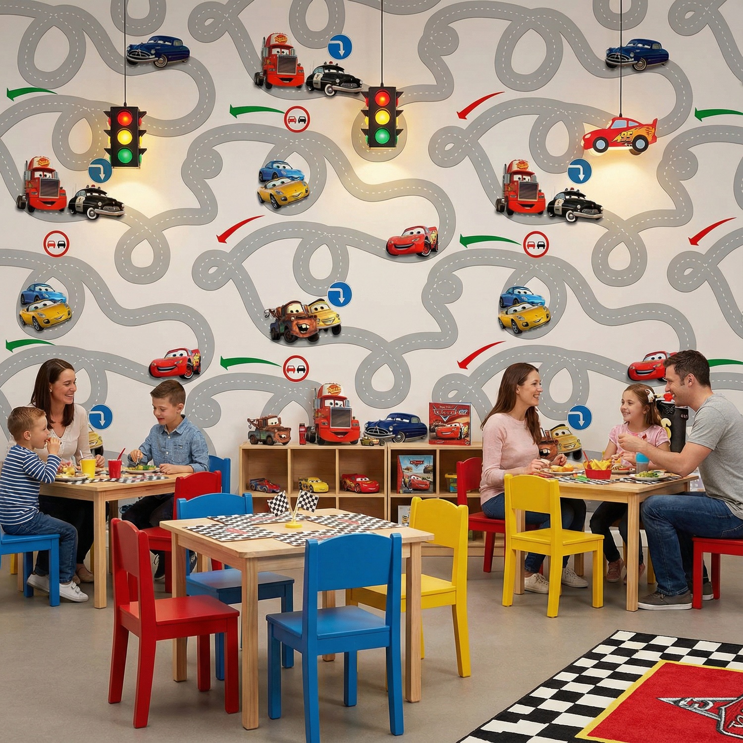 Poster xxl: Circuit Cars, Disney