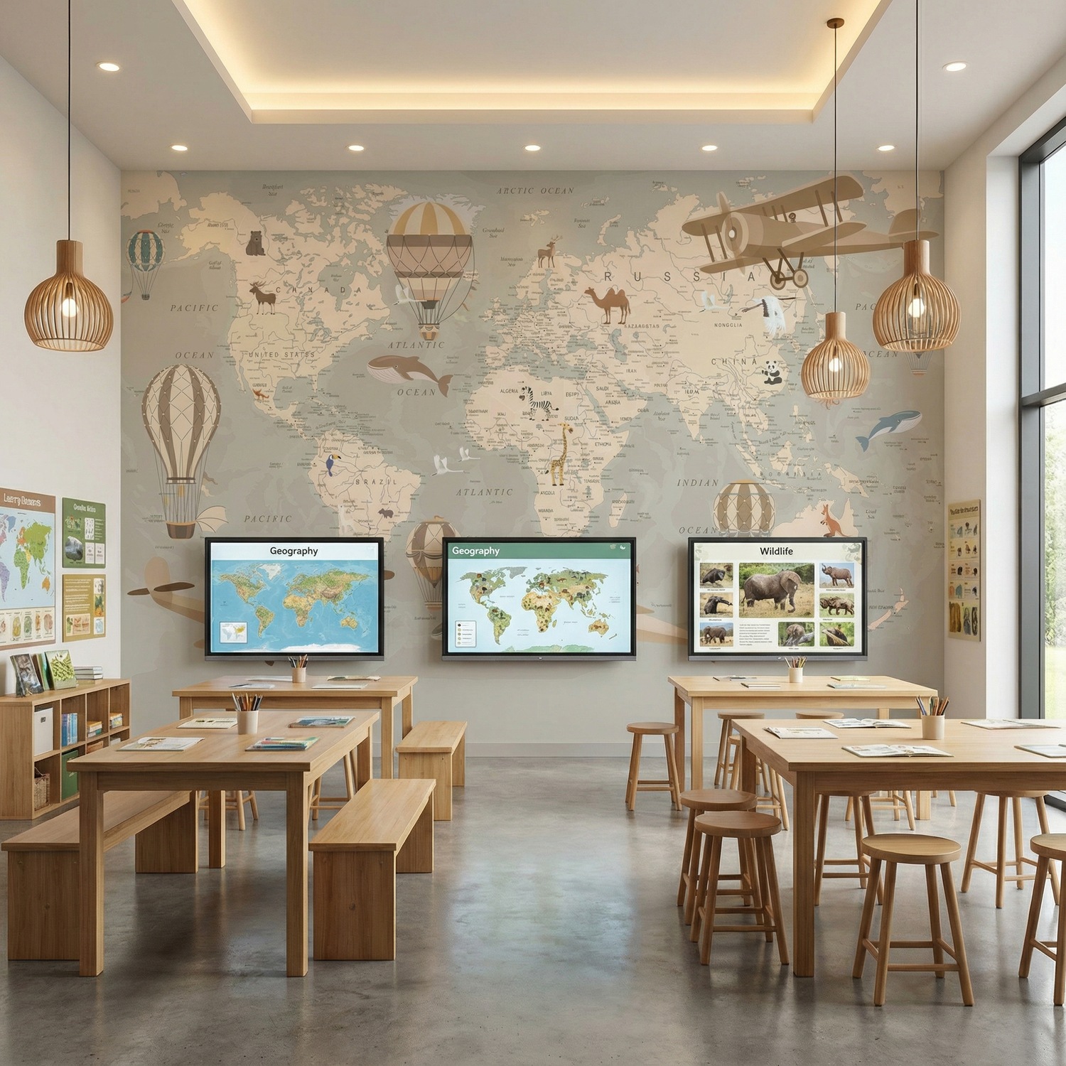 Poster xxl: Carte du monde de l