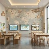 Poster xxl: Carte du monde de l 6