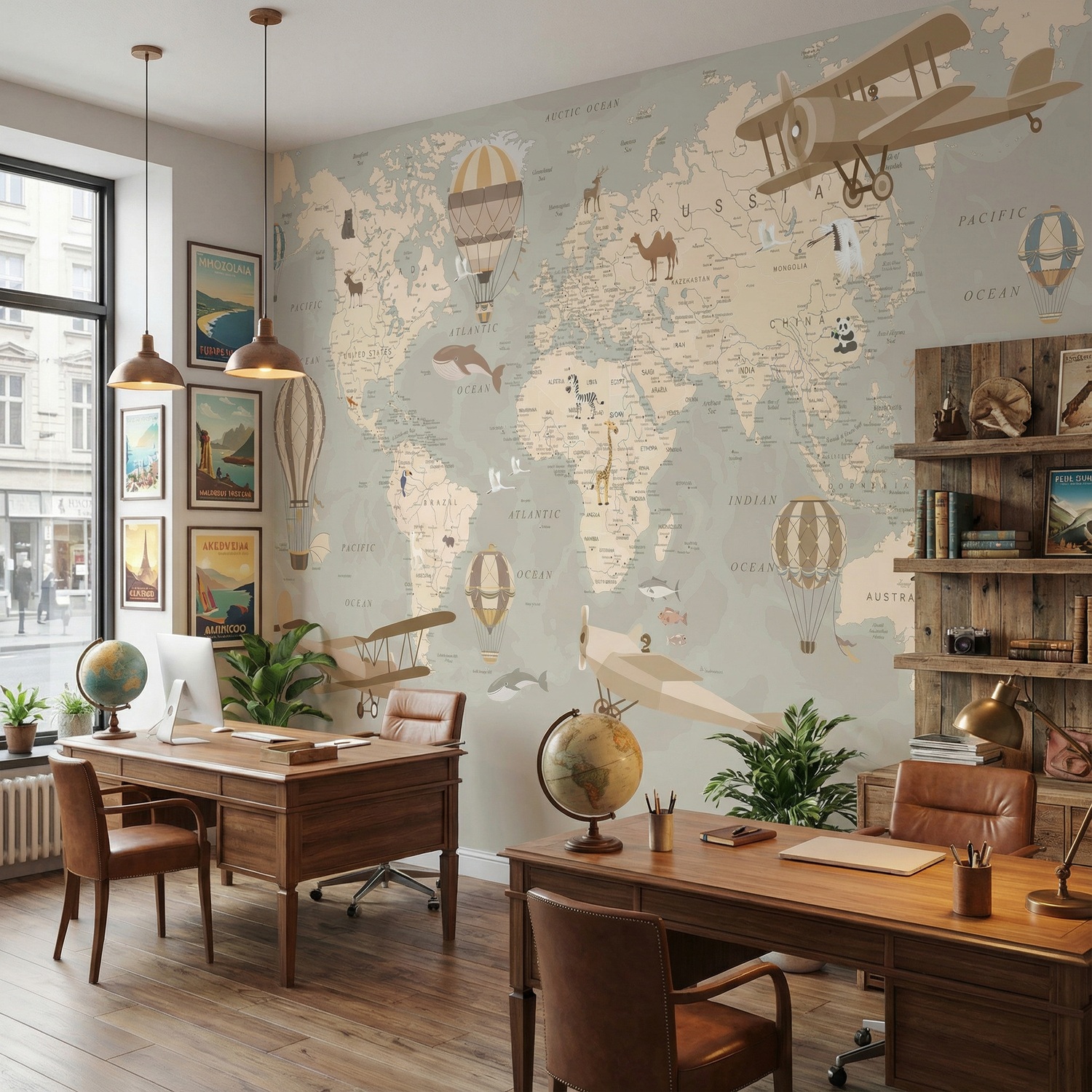 Poster xxl: Carte du monde de l