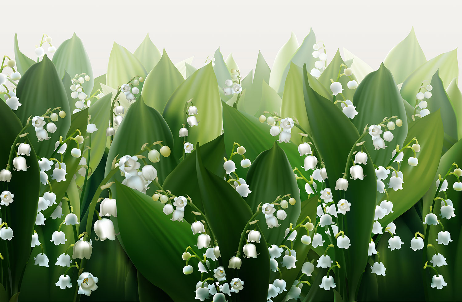 Poster xxl: Cloches entre les feuilles