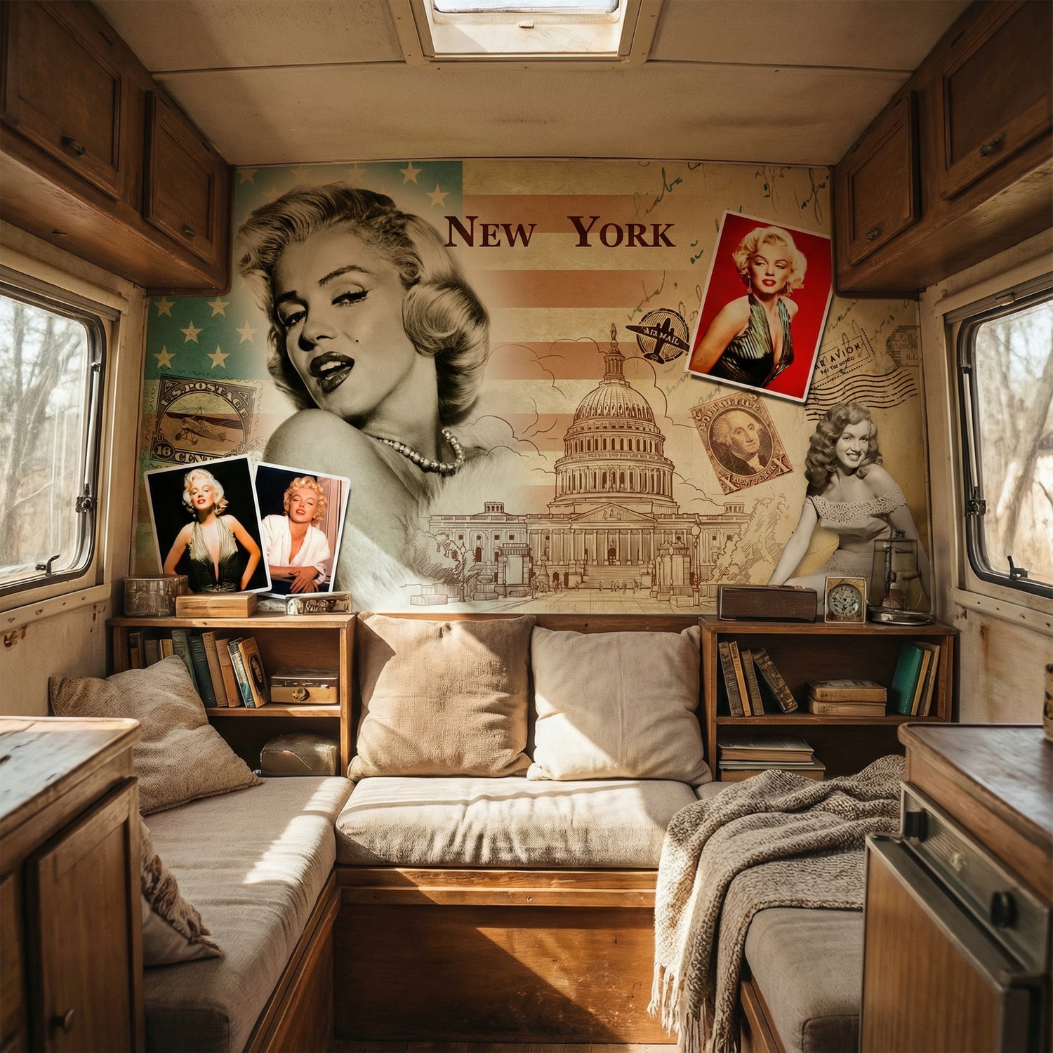 Poster xxl: Collage Marilyn Monroe