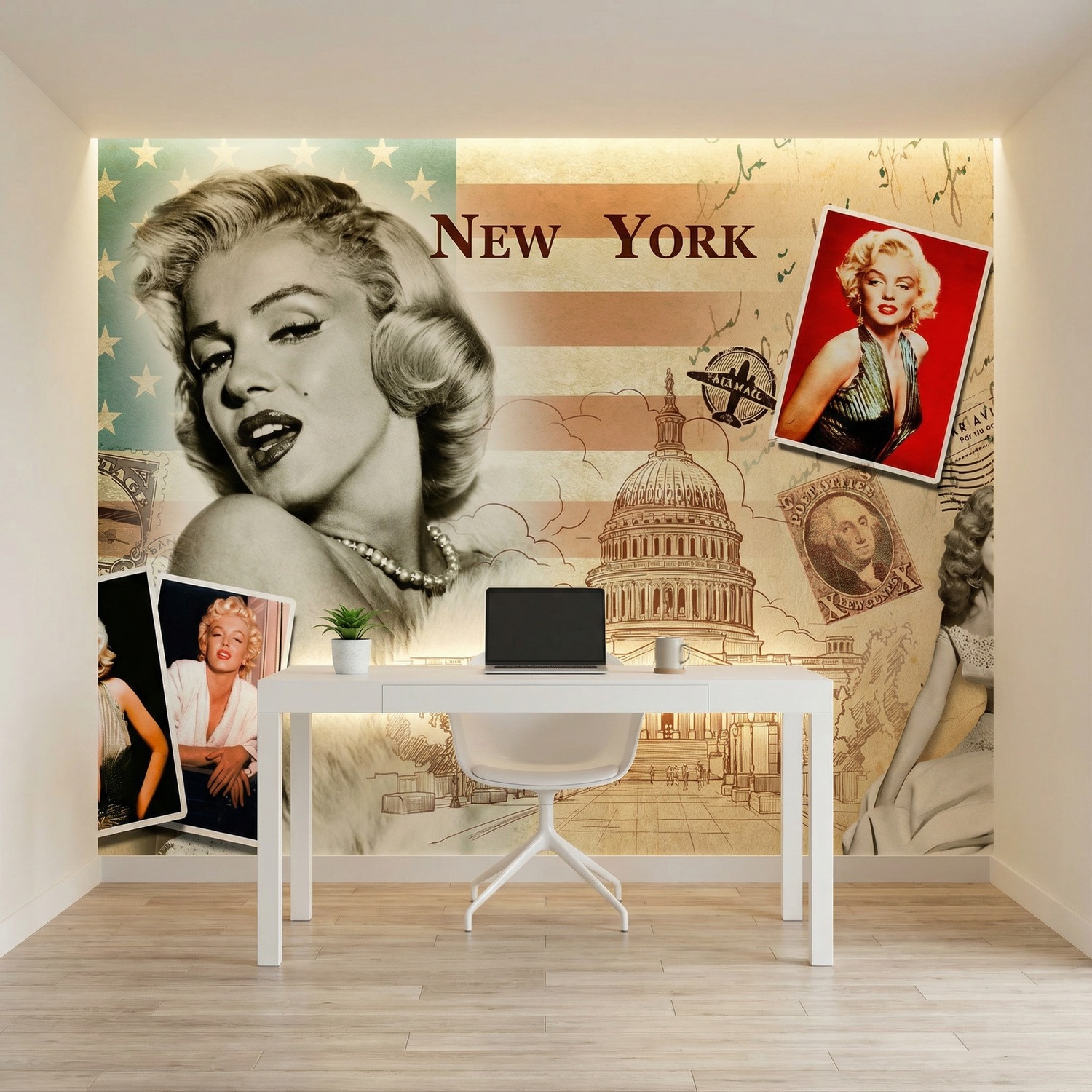 Poster xxl: Collage Marilyn Monroe