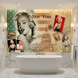 Poster xxl: Collage Marilyn Monroe 5