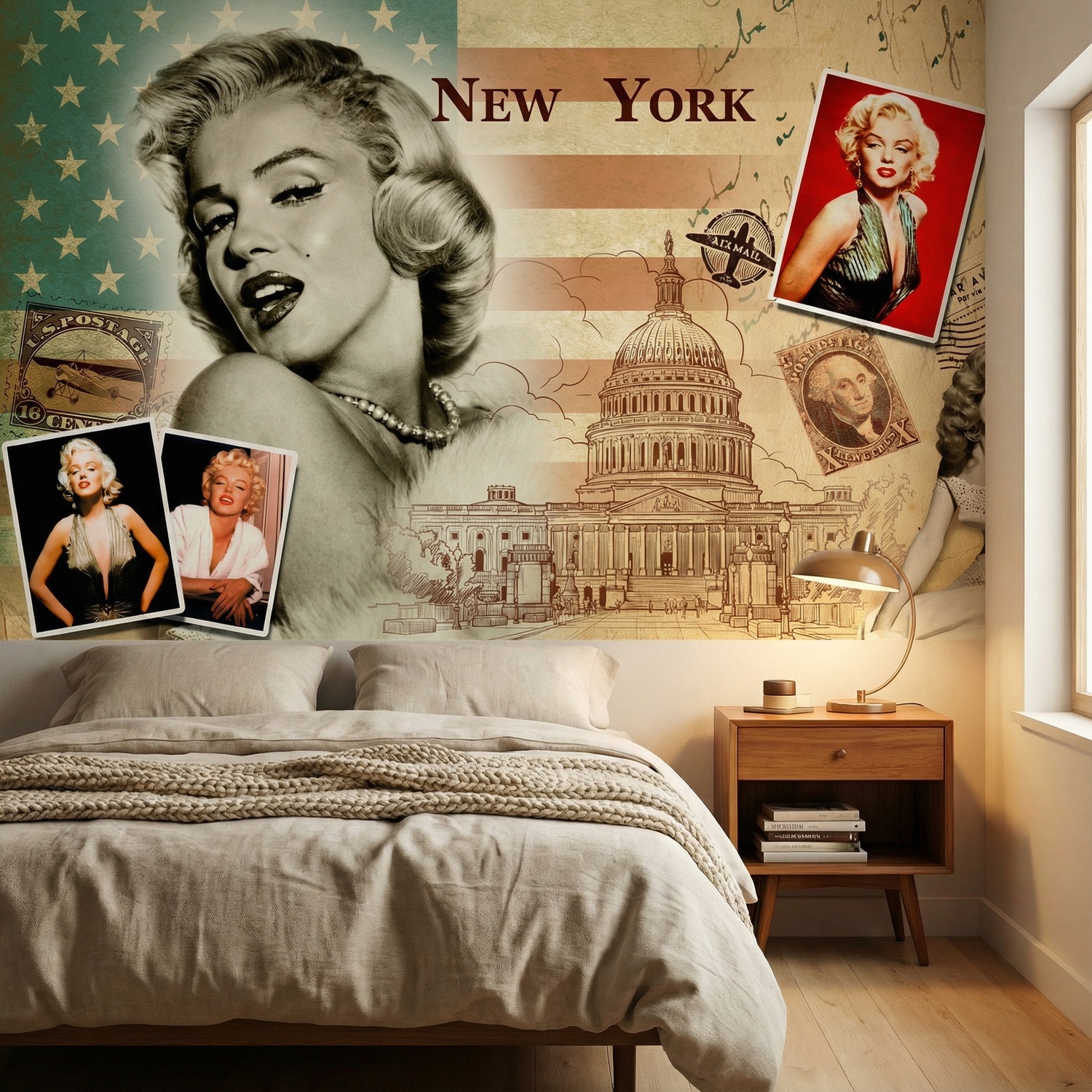 Poster xxl: Collage Marilyn Monroe