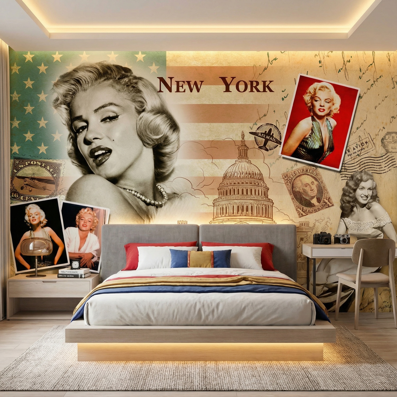 Poster xxl: Collage Marilyn Monroe
