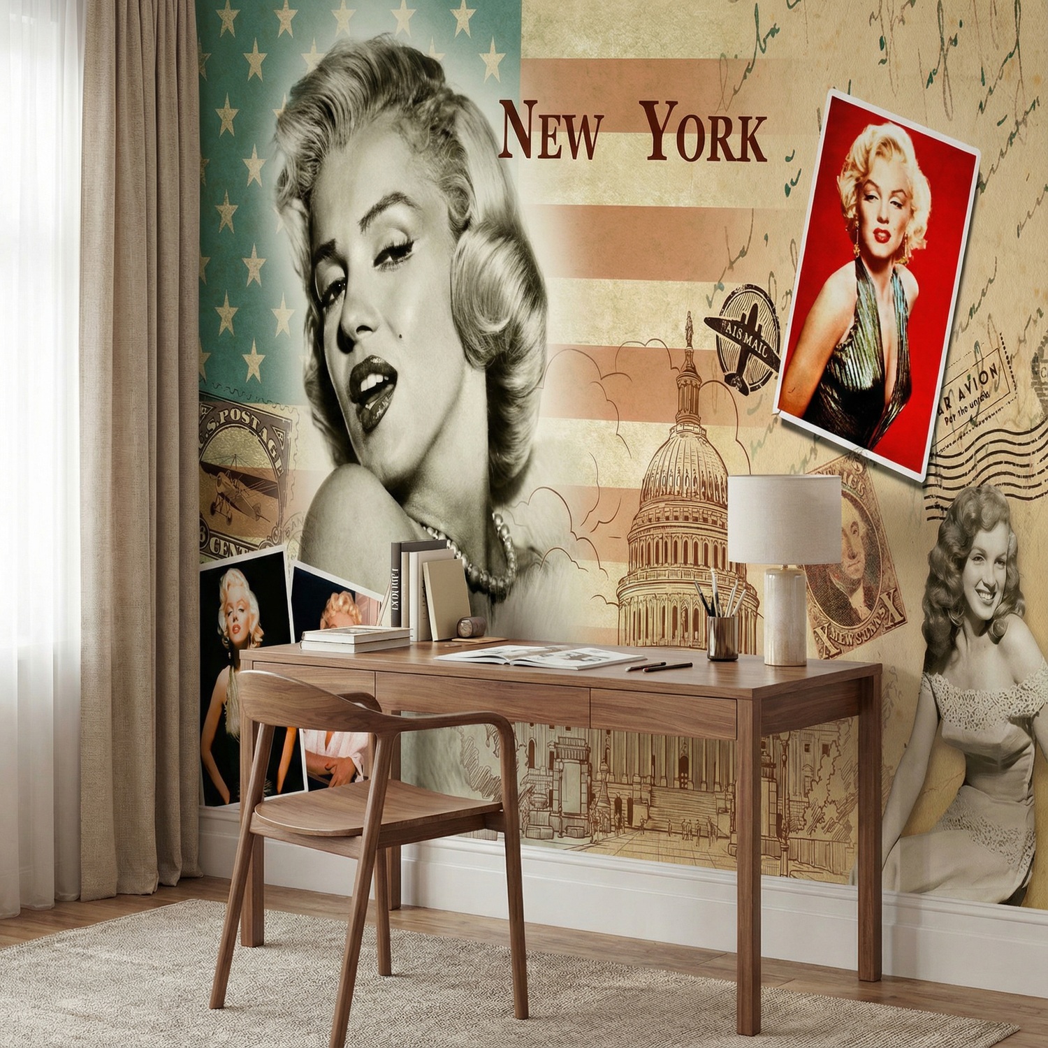 Poster xxl: Collage Marilyn Monroe