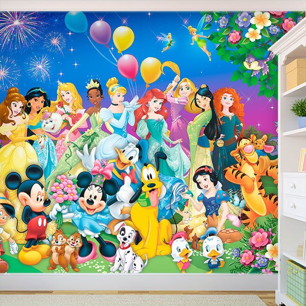 Poster xxl: Personnages Disney