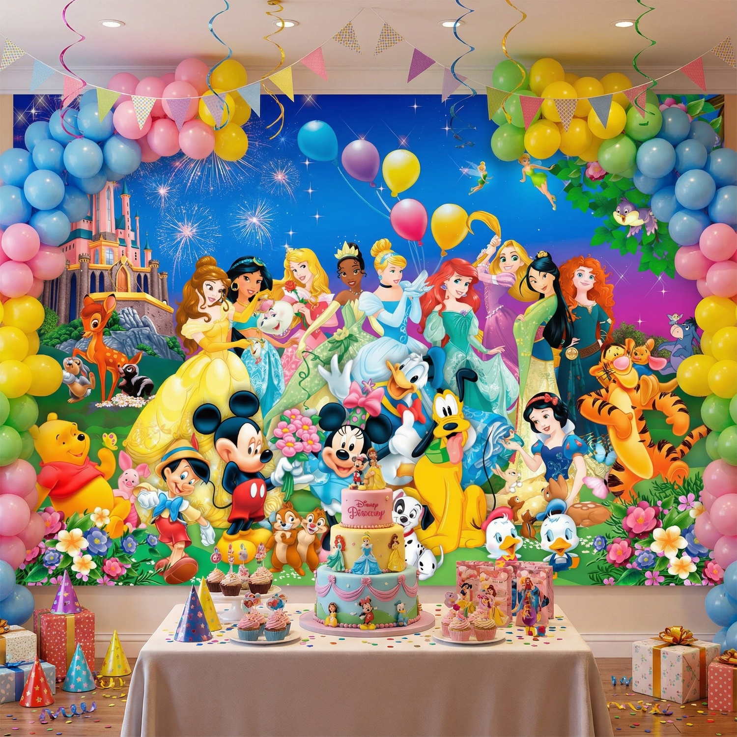 Poster xxl: Personnages Disney
