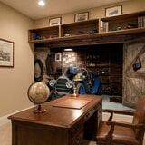 Poster xxl: Une vieille voiture dans le garage 9