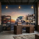 Poster xxl: Un camion sur la route 11